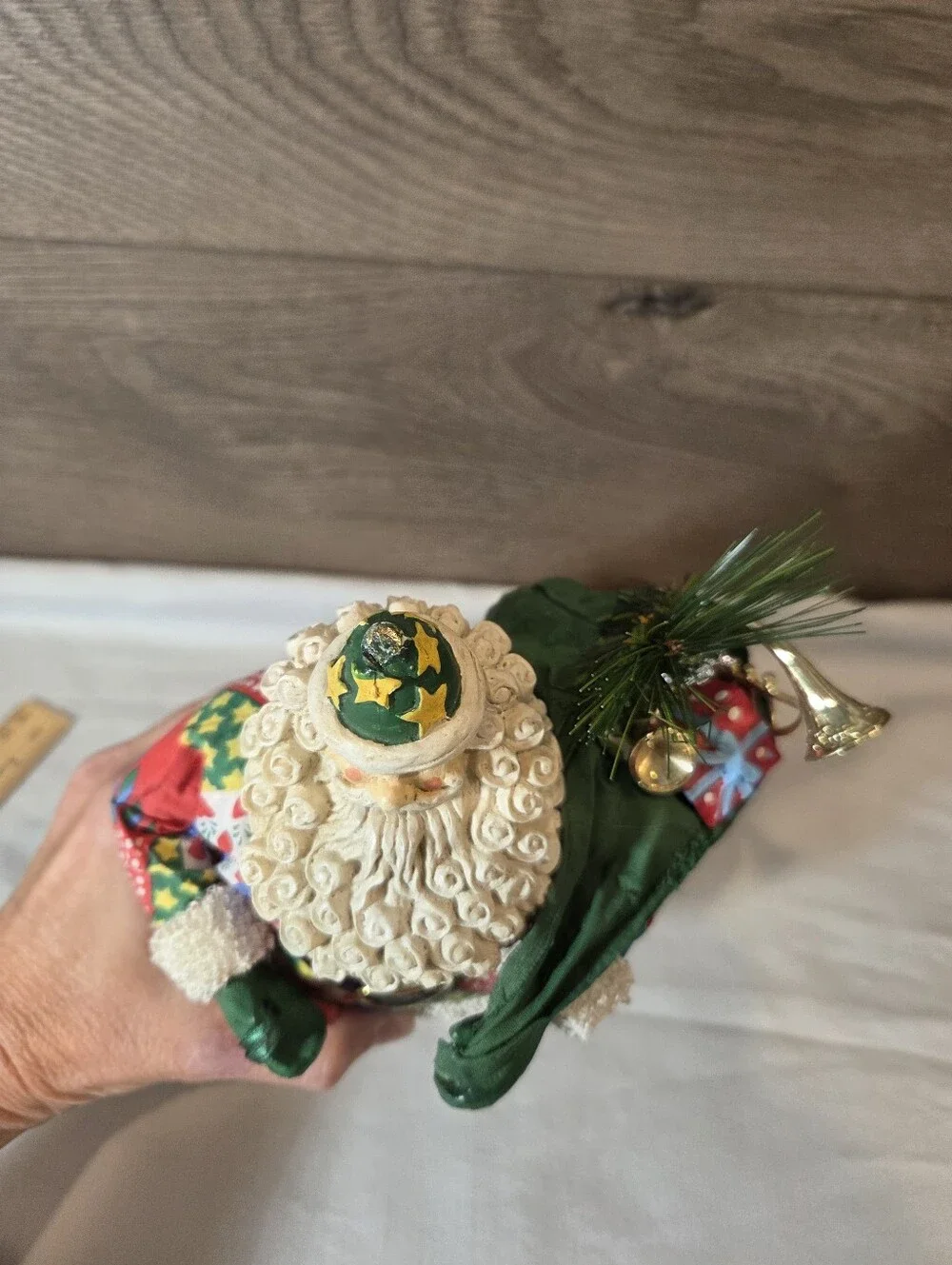 Patchwork Santa 9.5